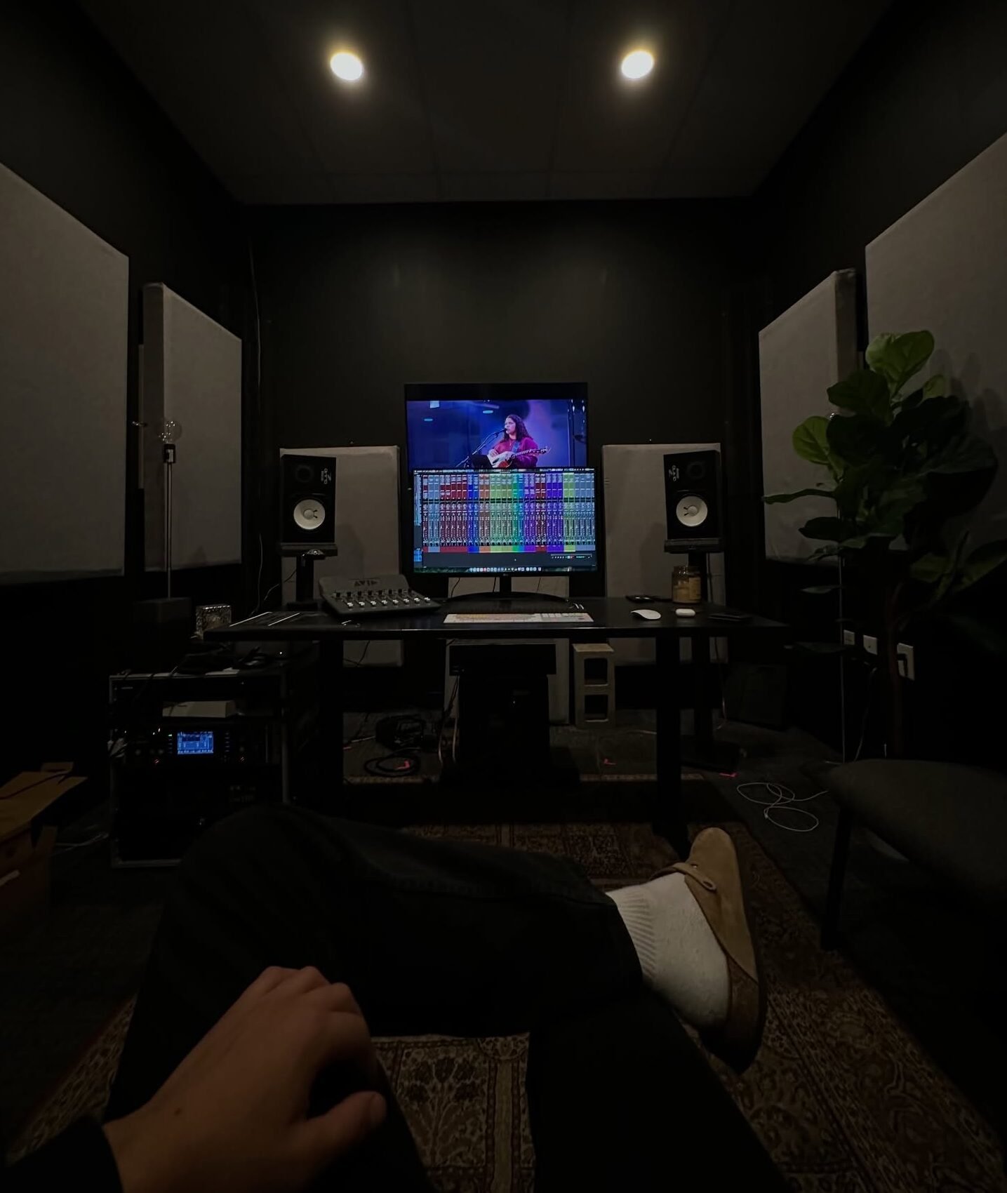 Mezcla de audio en DAW para streaming de iglesias